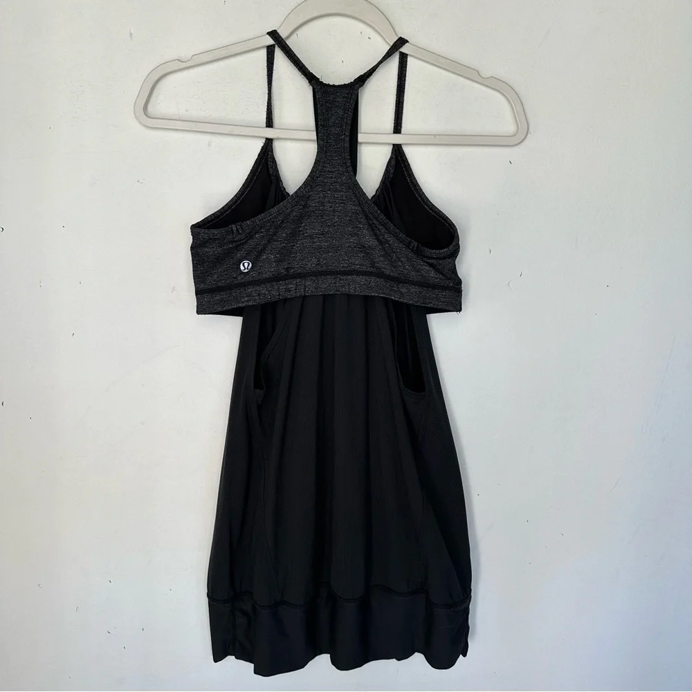 Lululemon No Limit Tank Black and Gray